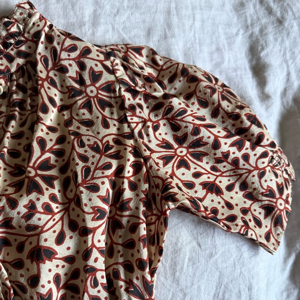 APIECE APART 100% silk Maxi Dress Sz S/M - Picture 8 of 13